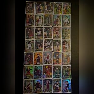 Anime Naruto Super Rare (SR) Holo Trading Card Collection + Free Deck